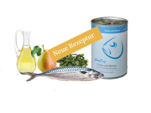 Karma hipoalergiczna, z gruszką, olejem lnianym i nasturcją