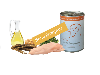 Hipoalergiczna karma dla silnie uczulonych psów, z pszenicą kamut, wężymordem i olejem lnianym